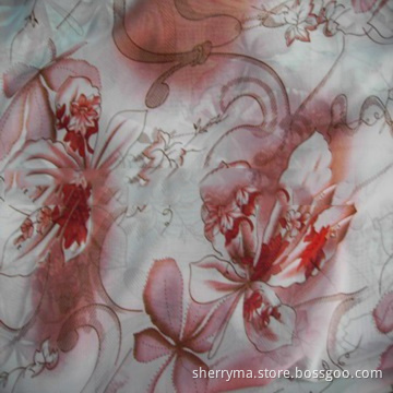 Not easy pilling chiffon garment polyester printed fabric
